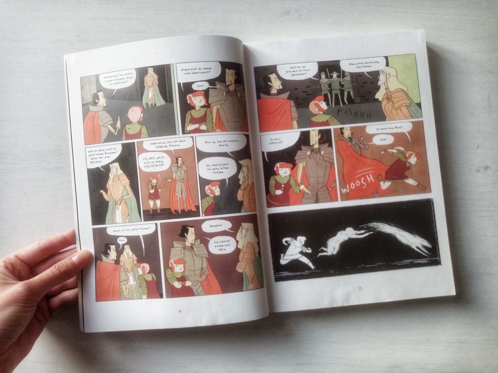 Blick ins Buch "Nimona"